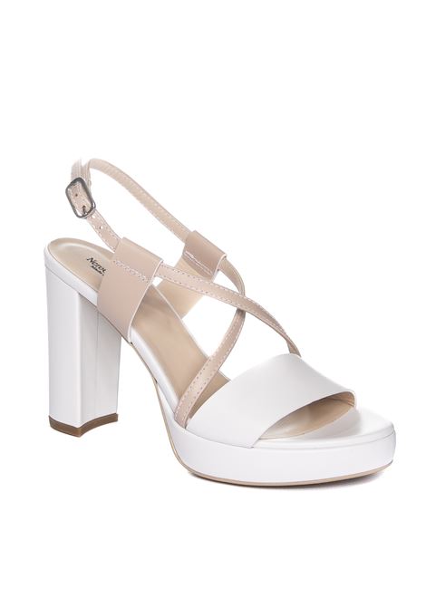 White loira sandal NERO GIARDINI | E307543DLOIRA-707